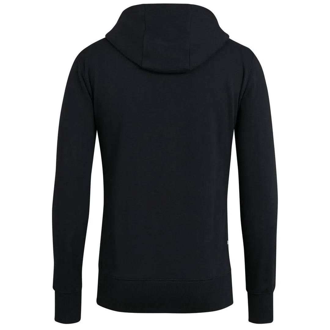 RAPHA Logo Hoodie - Black/White-Velodrom