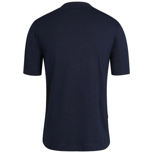 RAPHA Logo Pocket Tshirt - Dark Navy/Hi-Vis Pink-Velodrom