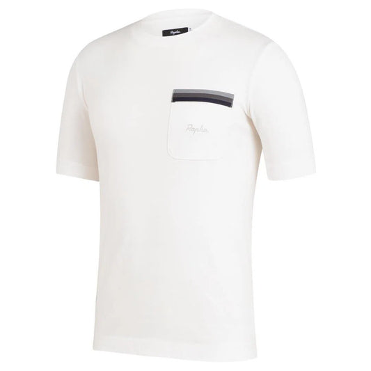 RAPHA Logo Pocket Tshirt - WHT White-Velodrom