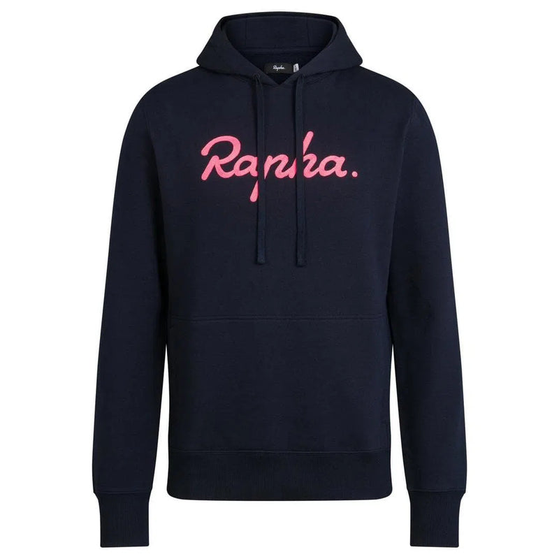 RAPHA Logo Pullover Hoodie - DNP Dark Navy/Pink – Velodrom CC