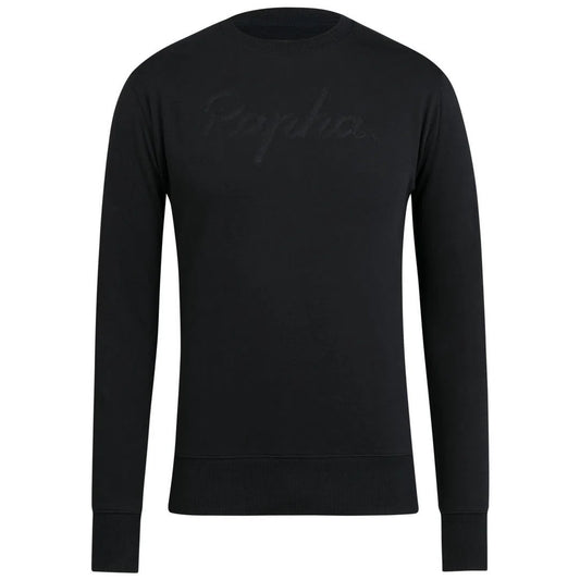 RAPHA Logo Sweatshirt - Black/Black-Velodrom