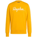 RAPHA Logo Sweatshirt - MMW Dark Yellow/White-Velodrom