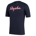 RAPHA Logo Tshirt - DNP Navy/Pink-Velodrom