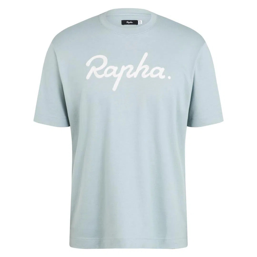 RAPHA Logo Tshirt - LBB Light Blue-Velodrom