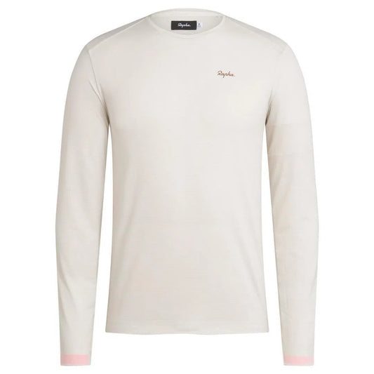 RAPHA Long Sleeve Technical Tshirt - BCH White-Velodrom