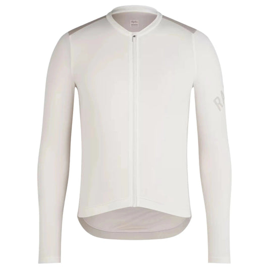RAPHA Pro Team Long Sleeve Lightweight Jersey - WAS White Allysum/ Silver Grey