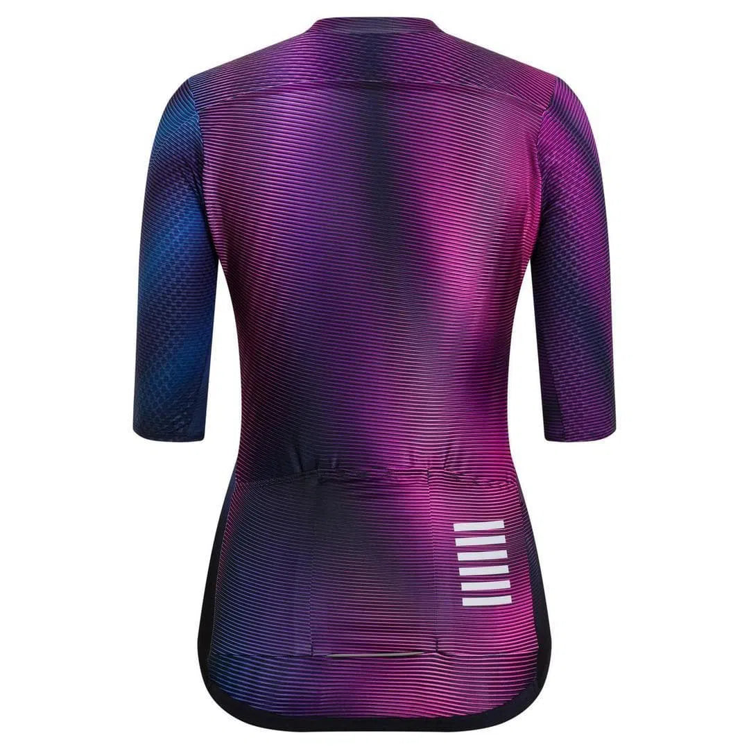 RAPHA women pro team aero jersey - FLIGHT PRINT Default Velodrom Barcelona 