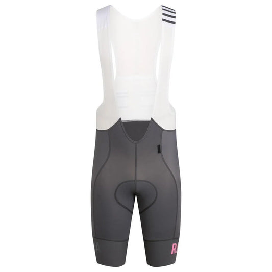 RAPHA Pro Team Bib Shorts II Long - CBN Carbon Grey-Velodrom