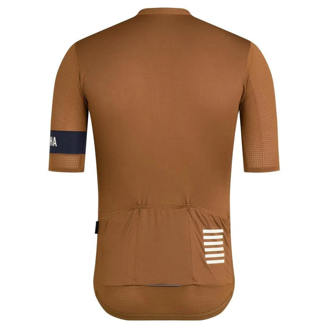 RAPHA Pro Team Flyweight Jersey - Brown EMP Default Velodrom Barcelona 
