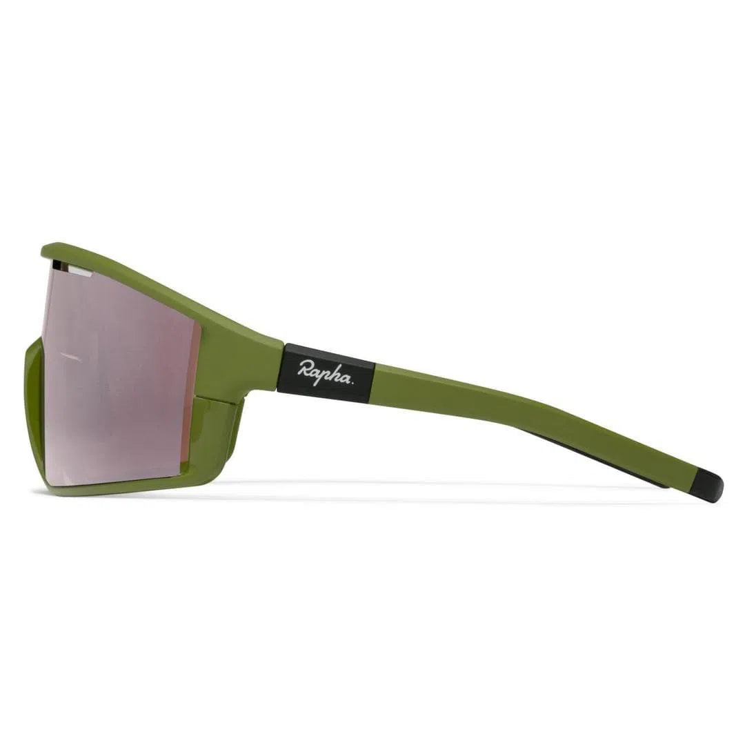 RAPHA Pro Team Full Frame Glasses - MMC Green/Light Grey-Velodrom