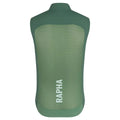 RAPHA Pro Team Lightweight Gilet AW2023 - MSG Dark Green/Pale Green-Velodrom