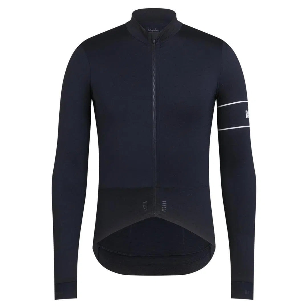RAPHA Pro Team Long Sleeve Jersey - DNW Dark Navy/White-Velodrom