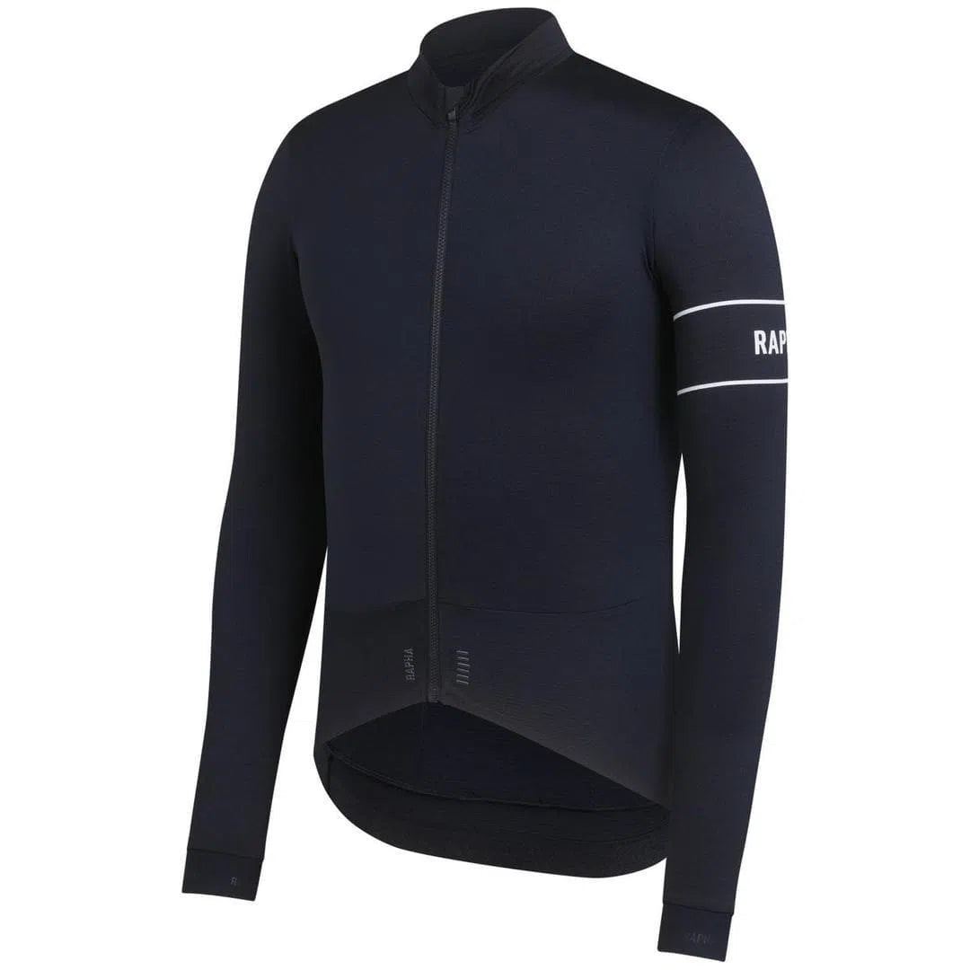 RAPHA Pro Team Long Sleeve Jersey - DNW Dark Navy/White-Velodrom