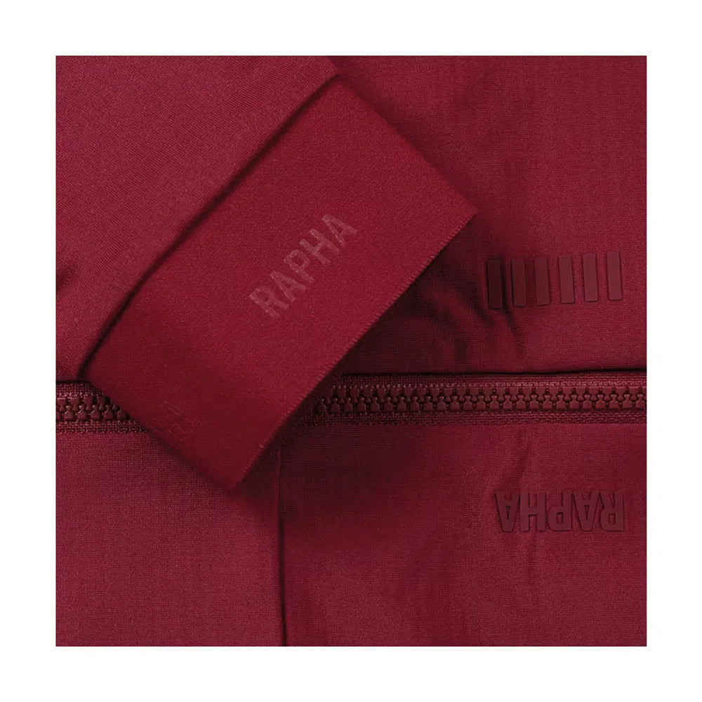 RAPHA Pro Team Long Sleeve Thermal Jersey AW2023 - BFS Dark Red-Velodrom