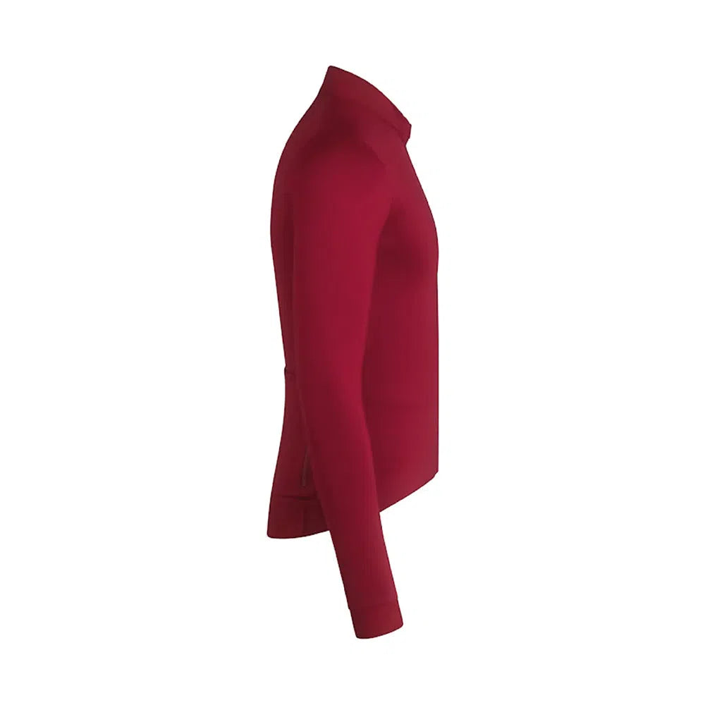 RAPHA Pro Team Long Sleeve Thermal Jersey AW2023 - BFS Dark Red-Velodrom