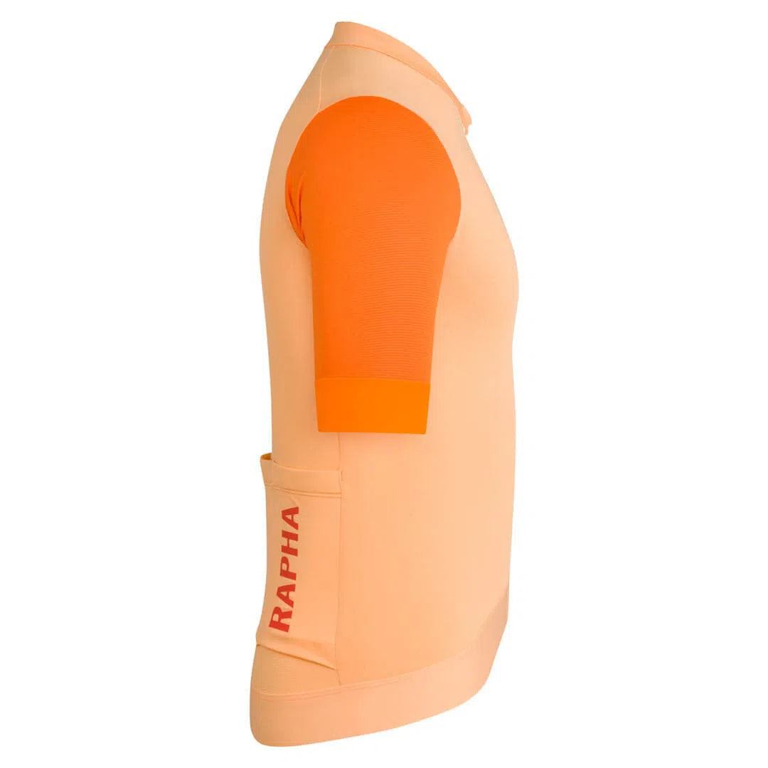 RAPHA Pro Team Training Jersey - PCO Peach/Orange – Velodrom CC RAPHA Pro Team Training Jersey - PCO Peach/Orange – Velodrom CC