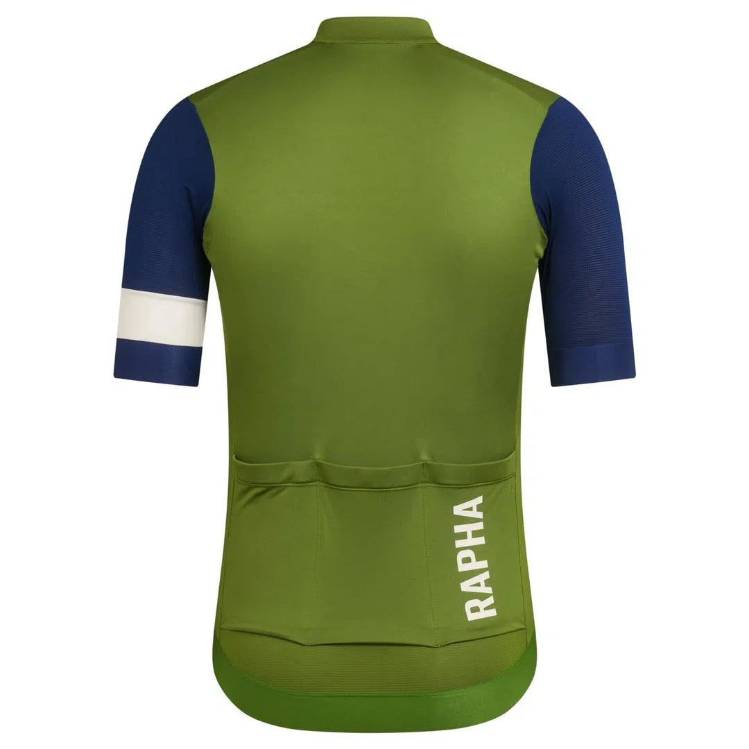 RAPHA Pro Team Training Jersey - TLM Green/Navy – Velodrom CC RAPHA Pro Team Training Jersey - TLM Green/Navy – Velodrom CC