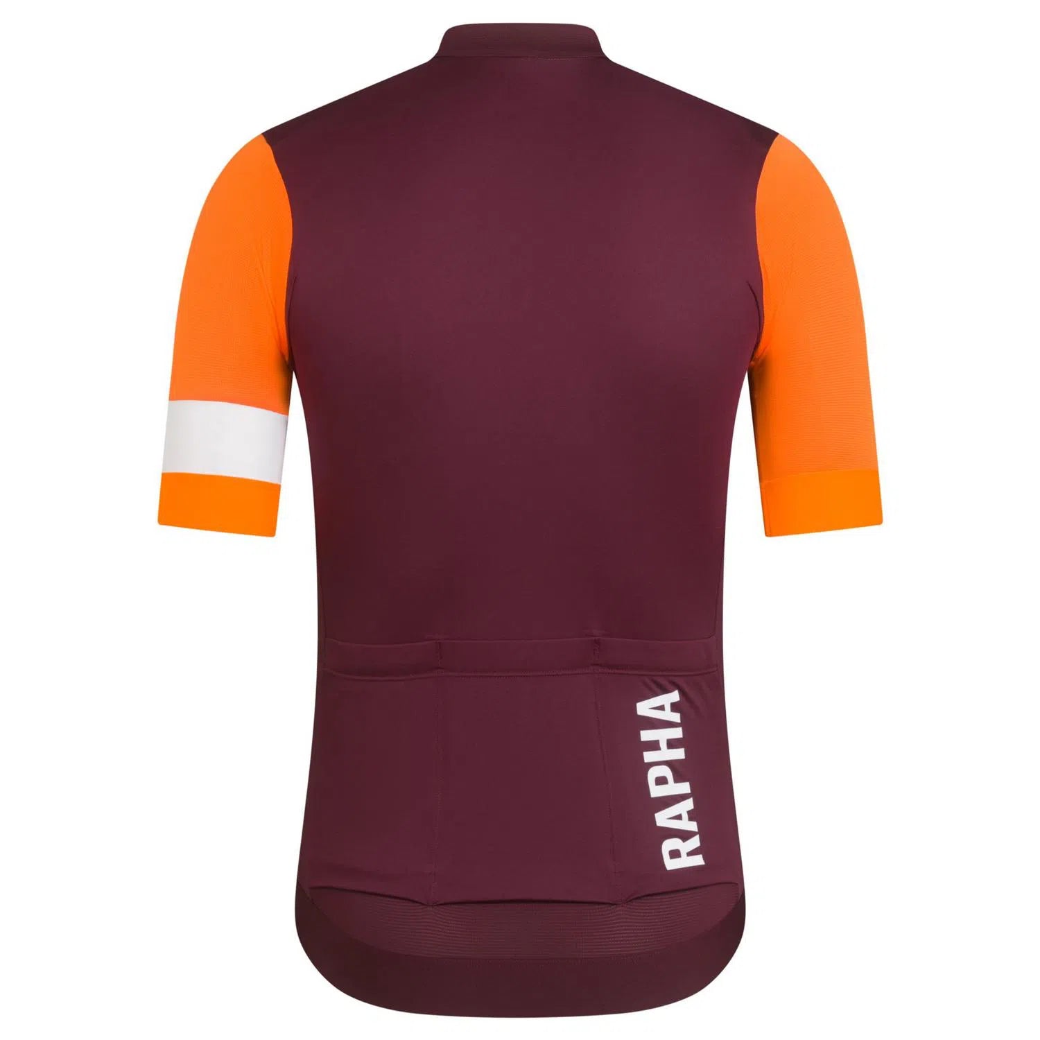 RAPHA Pro Team Training Jersey - WVO Wine/Bright Orange-Velodrom