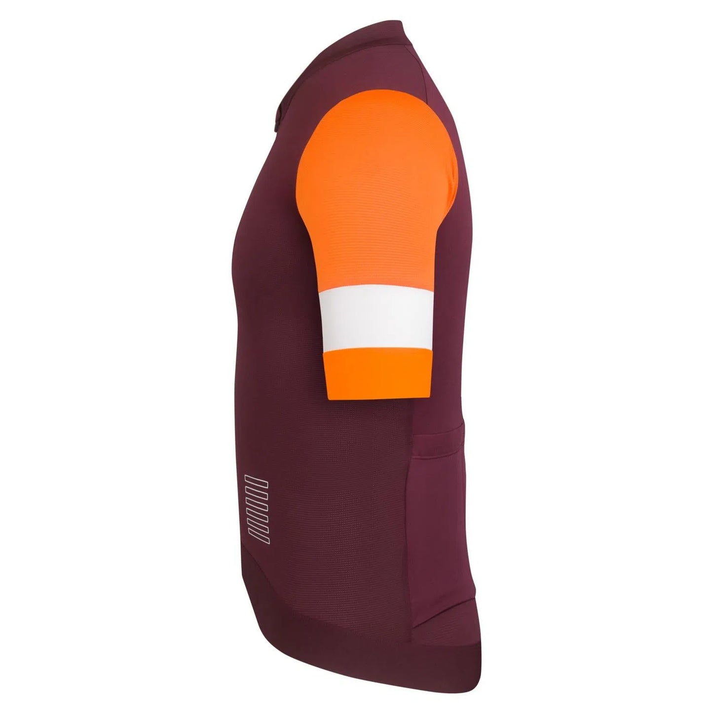 RAPHA Pro Team Training Jersey - WVO Wine/Bright Orange-Velodrom