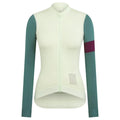 RAPHA Pro Team Training Long Sleeve Women Jersey AW2023 - LCP Light Green/Grey Blue-Velodrom
