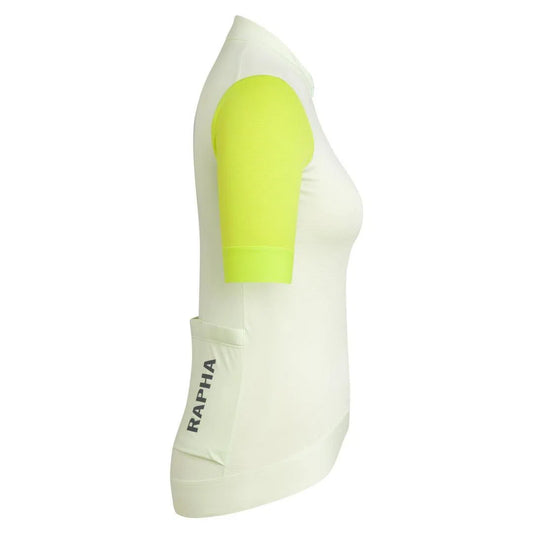 RAPHA Pro Team Training Women Jersey - LAL Light Green/Lime Green-Velodrom
