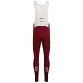 RAPHA Pro Team Winter Bib Tights - BUB Burgundy/Off White-Velodrom