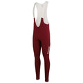 RAPHA Pro Team Winter Bib Tights - BUB Burgundy/Off White-Velodrom