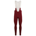 RAPHA Pro Team Winter Bib Tights - BUB Burgundy/Off White-Velodrom