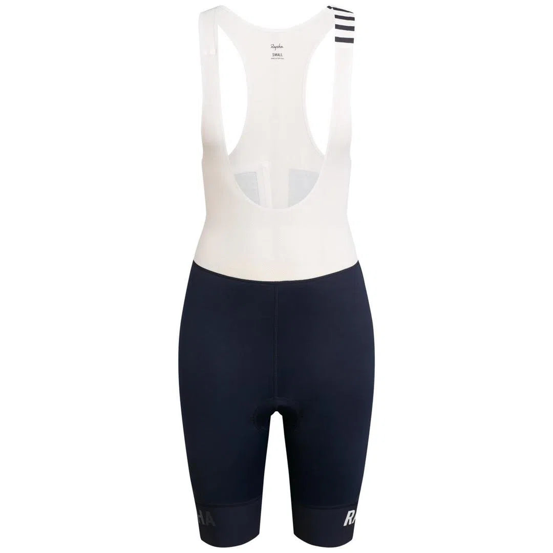 RAPHA Pro Team Women Bib Shorts Regular Navy White Velodrom CC