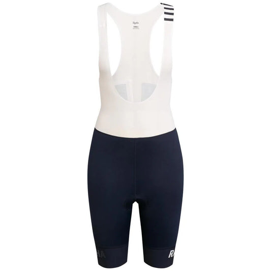 RAPHA Pro Team Women Bib Shorts Regular - Navy/White-Velodrom