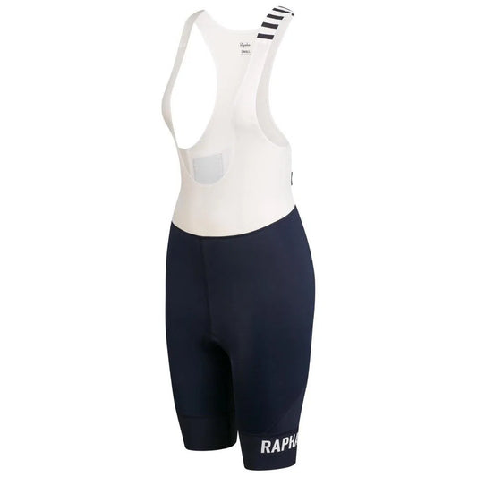RAPHA Pro Team Women Bib Shorts Regular - Navy/White-Velodrom