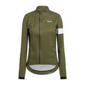 RAPHA Women'S Core Rain Jacket II - Dark Khaki White-Velodrom