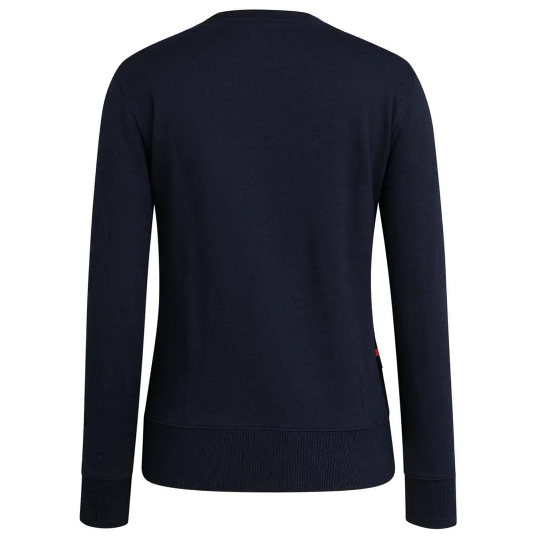 RAPHA women Logo Sweatshirt - Navy/High-Vis Pink Default Velodrom Barcelona 
