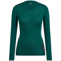 RAPHA Women Merino Base Layer Long Sleeve - Green-Velodrom