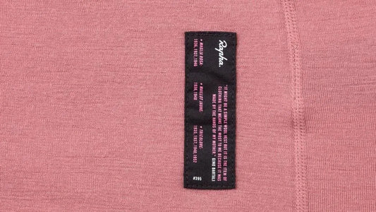 RAPHA Women Merino Base Layer short sleeve - Rose Default Velodrom Barcelona 