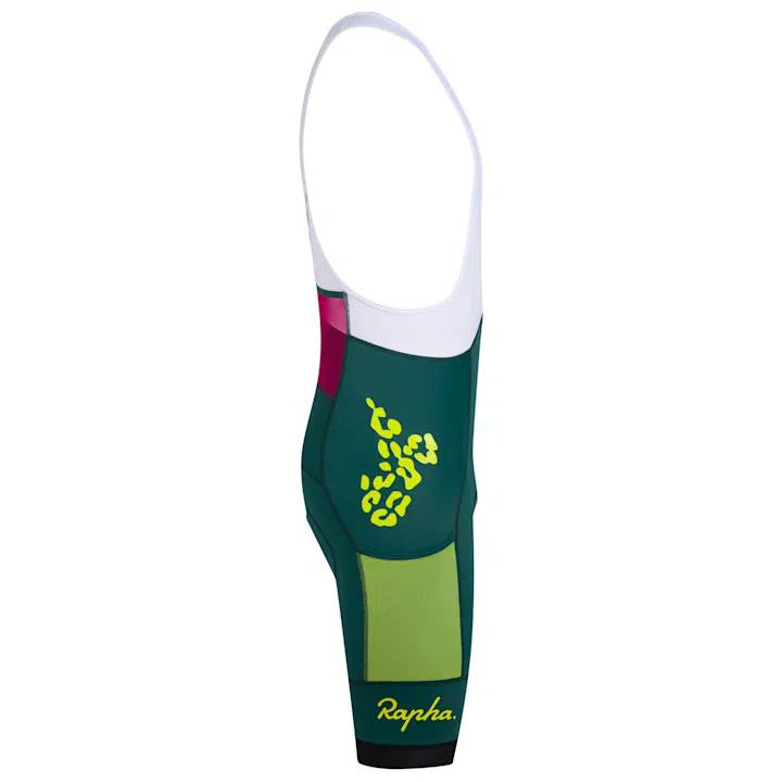 RAPHA X AMANI Pro Team Training Cargo Bib Shorts - SMO/Teal RAPHA X AMANI Pro Team Training Cargo Bib Shorts - SMO/Teal
