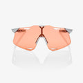 RIDE 100% Eyewear Hypercraft - MATTE STONE GREY - HIPER CORAL LENS Default 100% 
