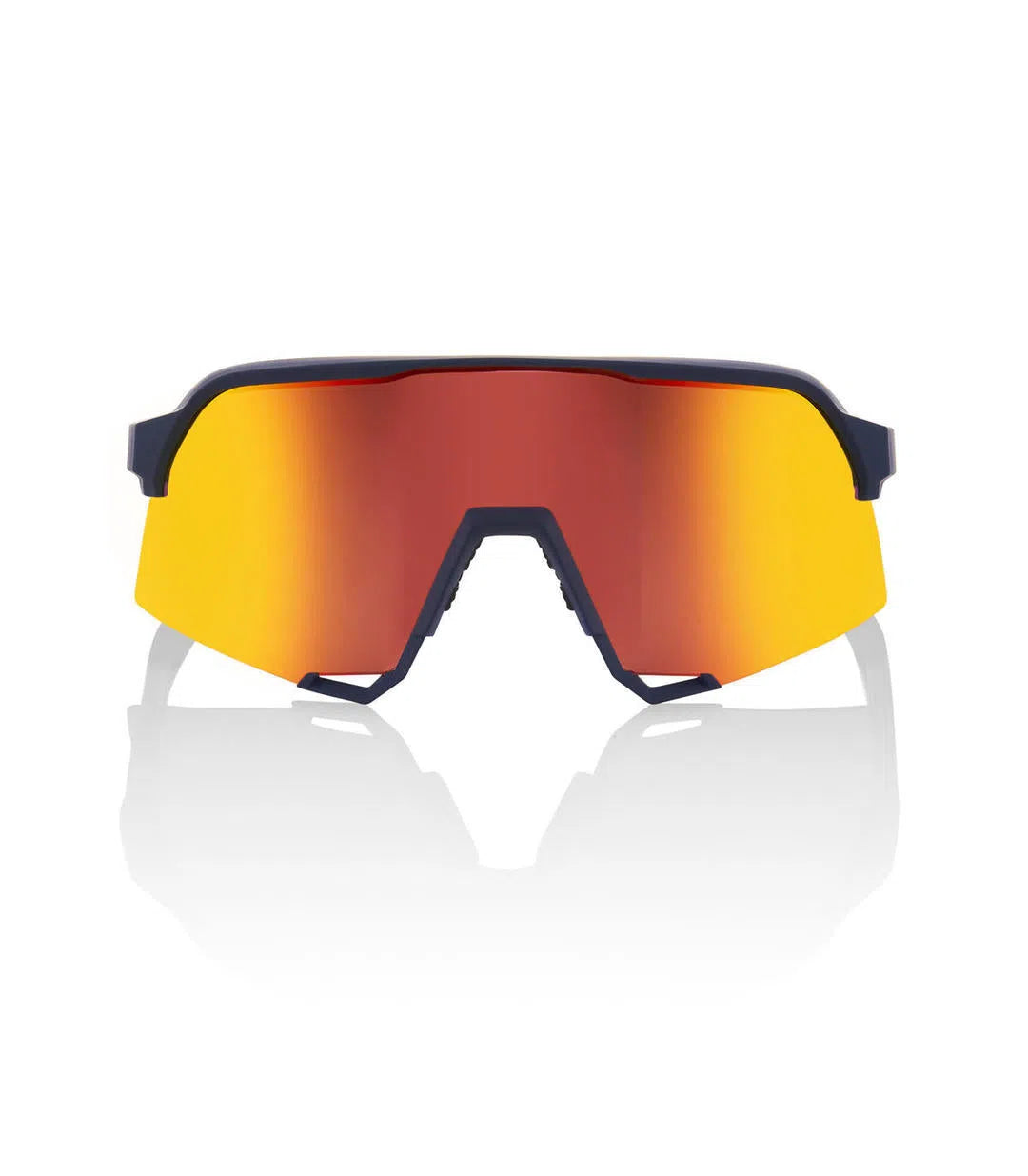 RIDE 100% Eyewear S3 - Soft Tact Flume Hiper Red Multilayer Mirror Lens-Eyewear-43006598