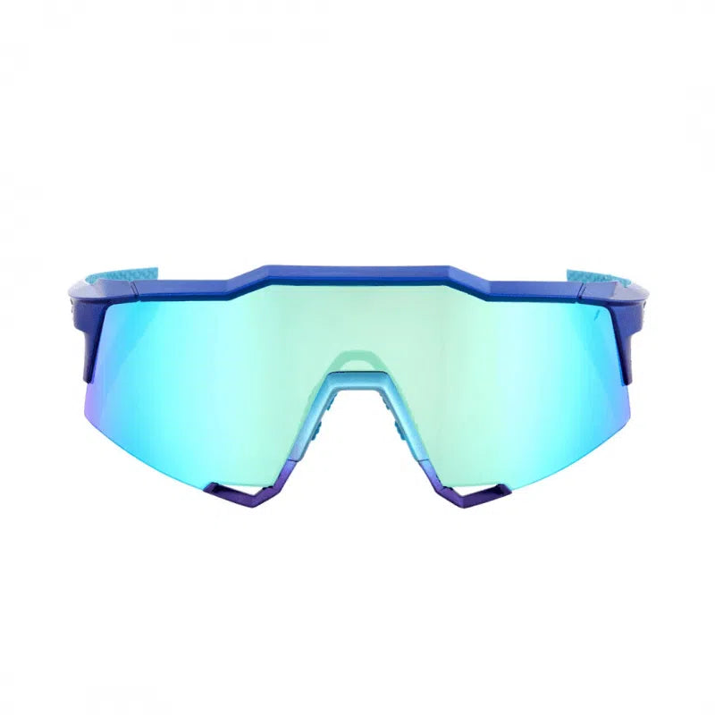 RIDE 100% Eyewear Speedcraft - Matte Matallic Into the Fade Blue Topaz Multilayer Mirror Lent-Eyewear-54901382