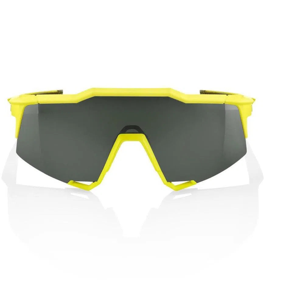 RIDE 100% Eyewear Speedcraft Soft Tact Banana Grey Green Lens Default 100% 
