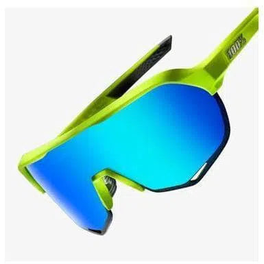100% Eyewear S2 - Matte Flourescent Yellow - Green Multilayer Mirror Lent Default 100% 