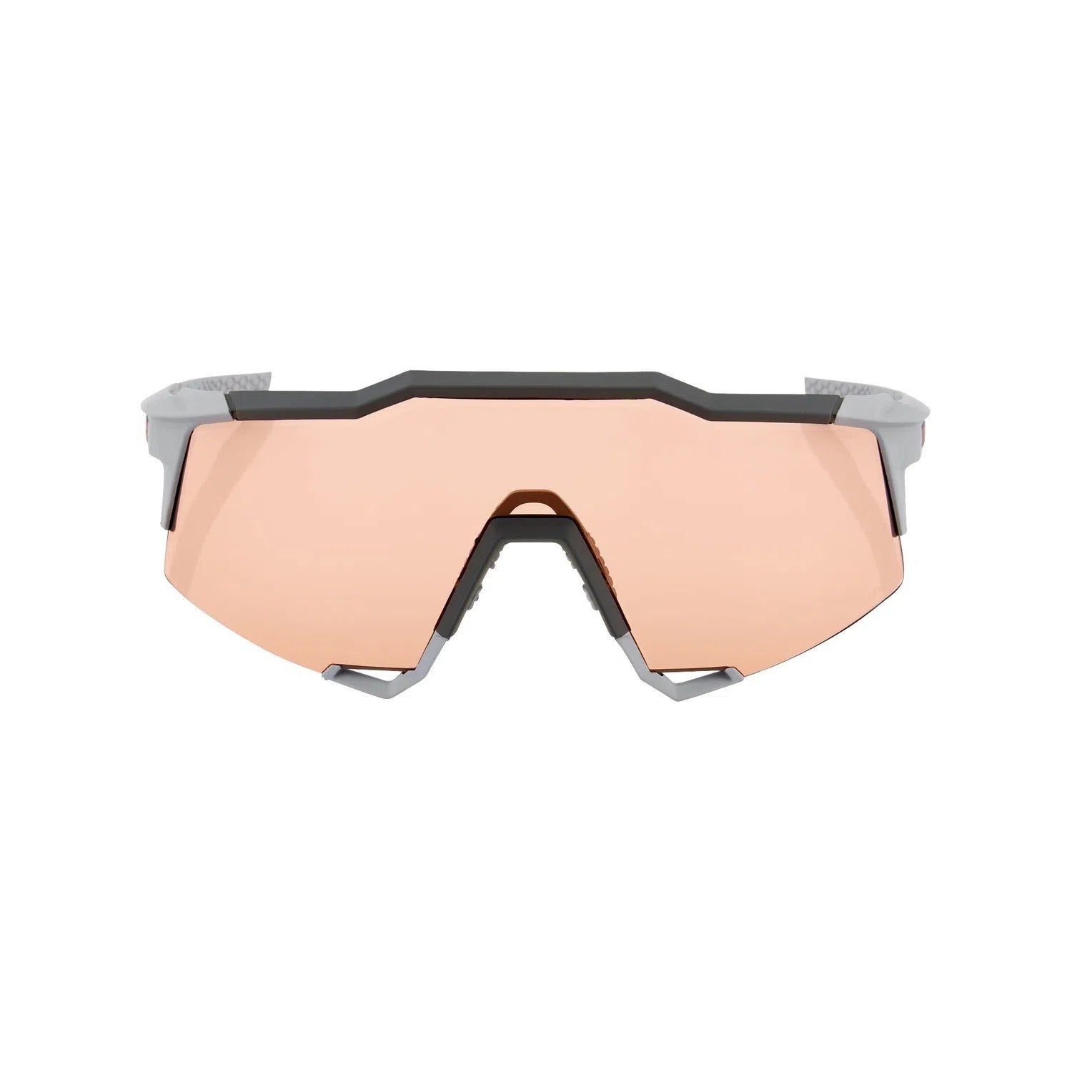RIDE 100% Speedcraft Eyewear - Soft Tact Stone Grey HiPER Coral Lens-Eyewear-44874374