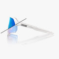 RIDE 100% S3 Sonnenbrille - Bastille Pearl Weiß Glitter / Blue Mirror Photochromic Lens