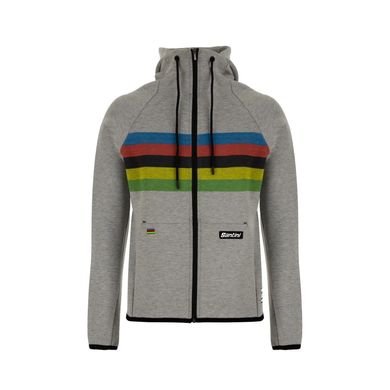 SANTINI Zip Hoodie - Asphalt grey / UCI