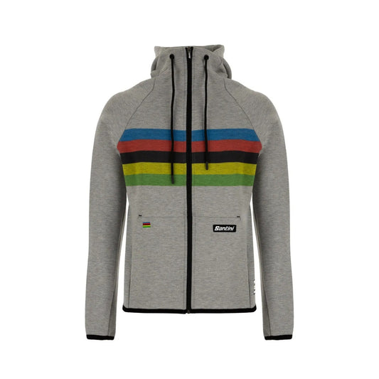 SANTINI Zip Hoodie - Asphalt grey / UCI