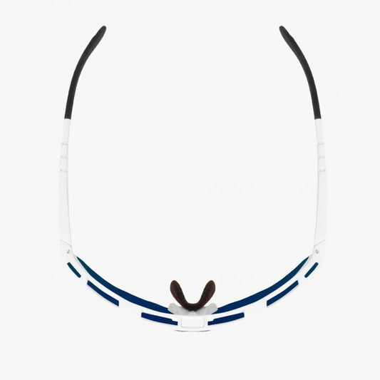 SCICON Aeroshade Kunken Monogram Eyewear - White Gloss/Multimirror Blue-Eyewear-8023848106637