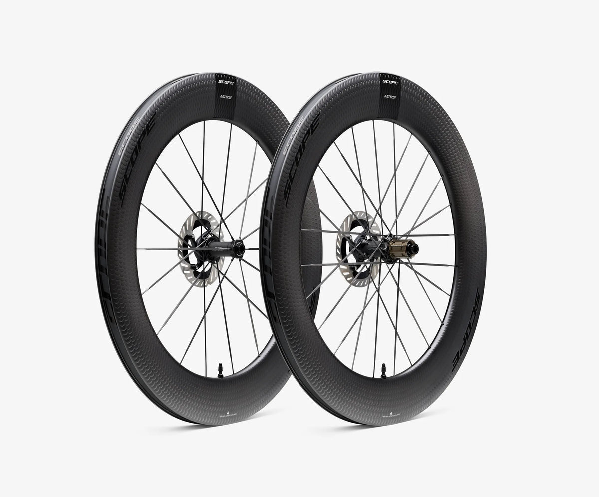SCOPE Artech 8.T Carbon TT/Triathlon Wheelset - Black Decals