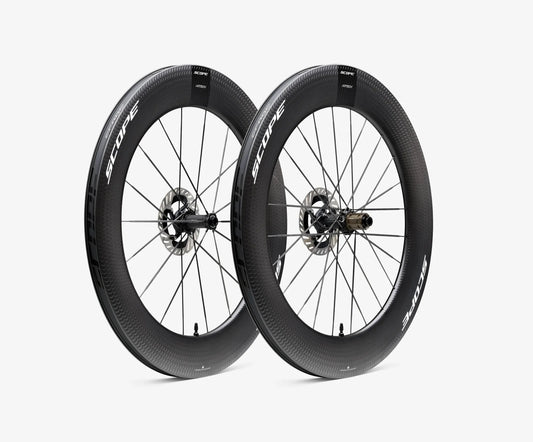 SCOPE Artech 8.T Carbon TT/Triathlon Wheelset - White Decals