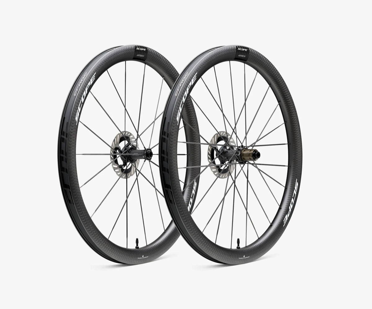 SCOPE Artech 4.G Carbon Gravel Wheelset - White Decals