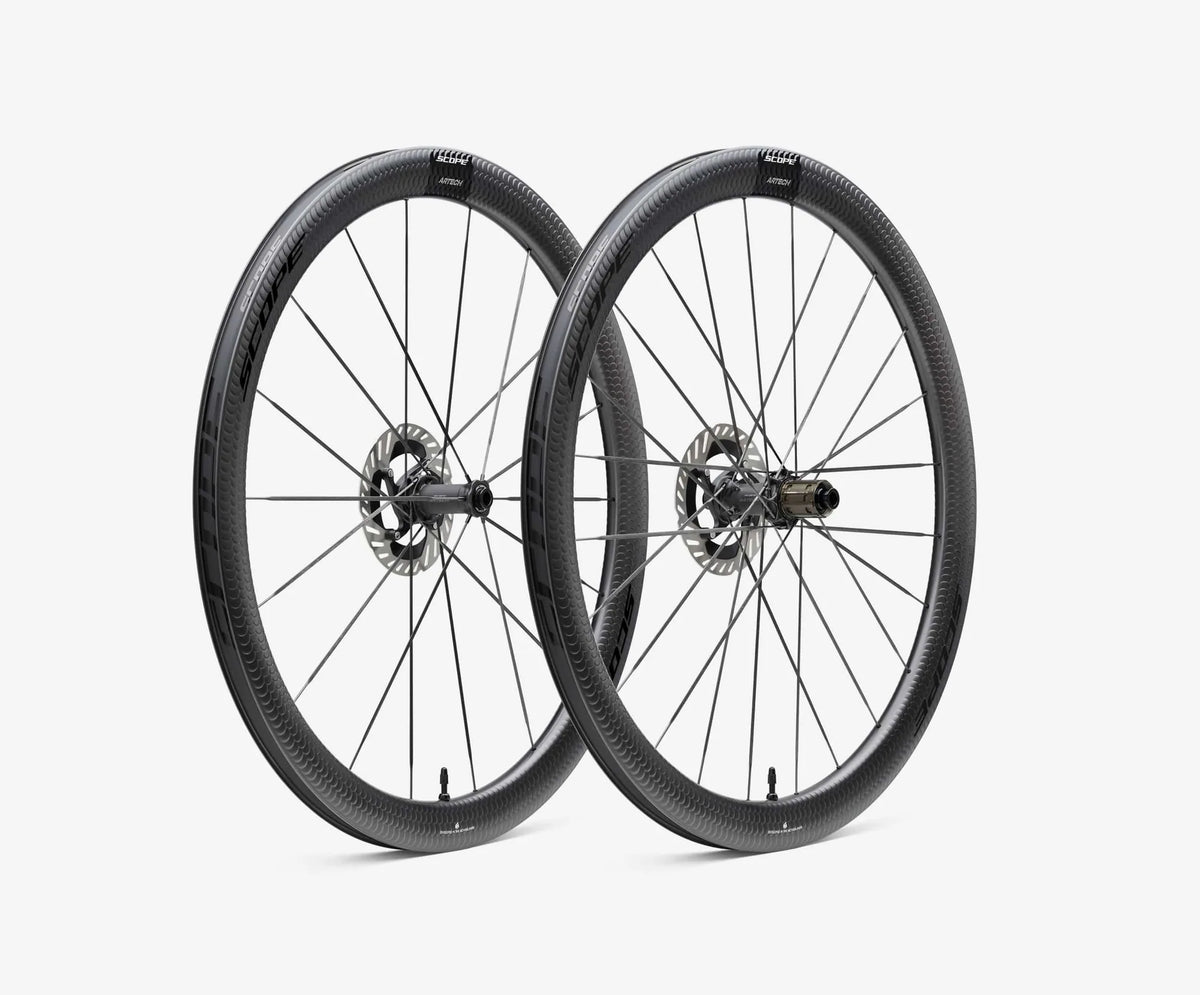 SCOPE Artech 4.A Carbon All-Road Wheelset - Black Decals